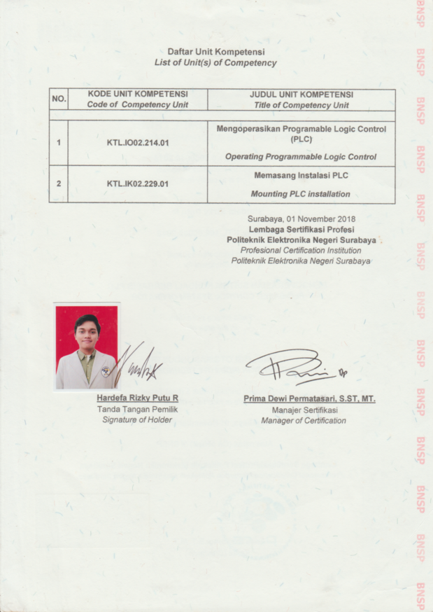 PLC-Based Control System Operator Certification 2
